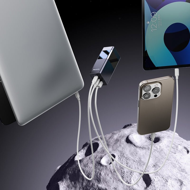 100W GaN Fast Charger | USB-C Multi-Port PD Charger for Laptops & Smartphones