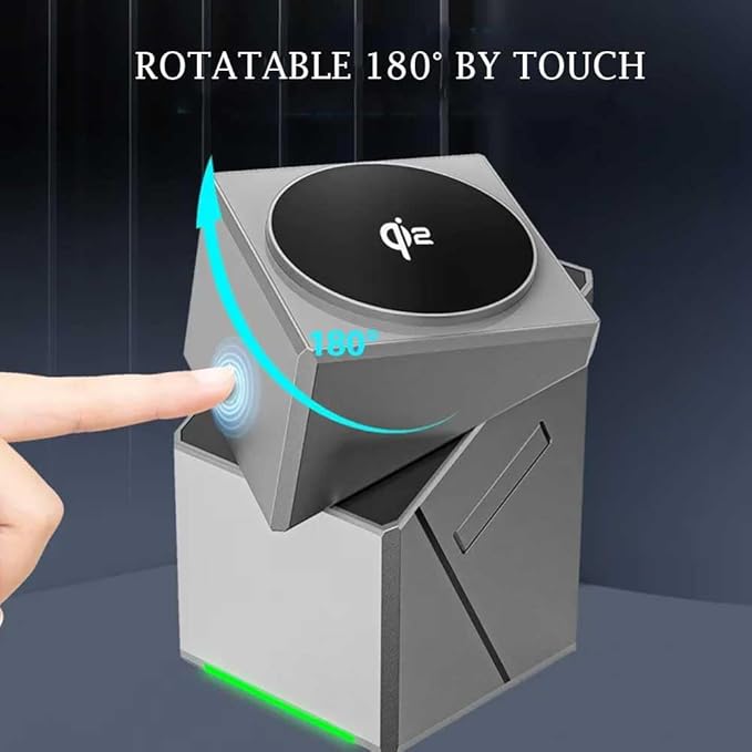 3-in-1 Magnetic Wireless Charger | Qi2 Fast Charging Station for Phone, Watch & Earbuds