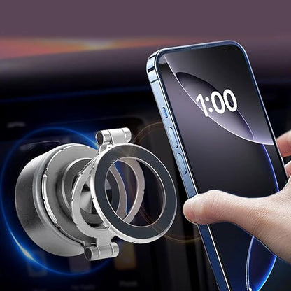 360° Magnetic Dashboard Phone Holder | Foldable Car Mount for Smartphones