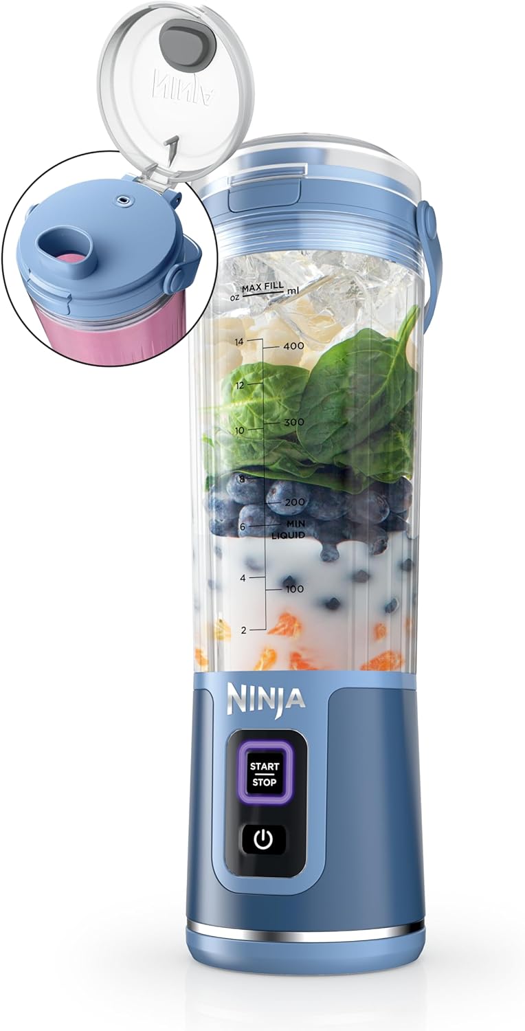 Ninja Blast Portable Blender | 400ml Personal Smoothie & Ice Crusher Blender