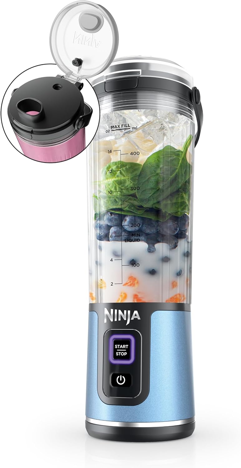 Ninja Blast Portable Blender | 400ml Personal Smoothie & Ice Crusher Blender