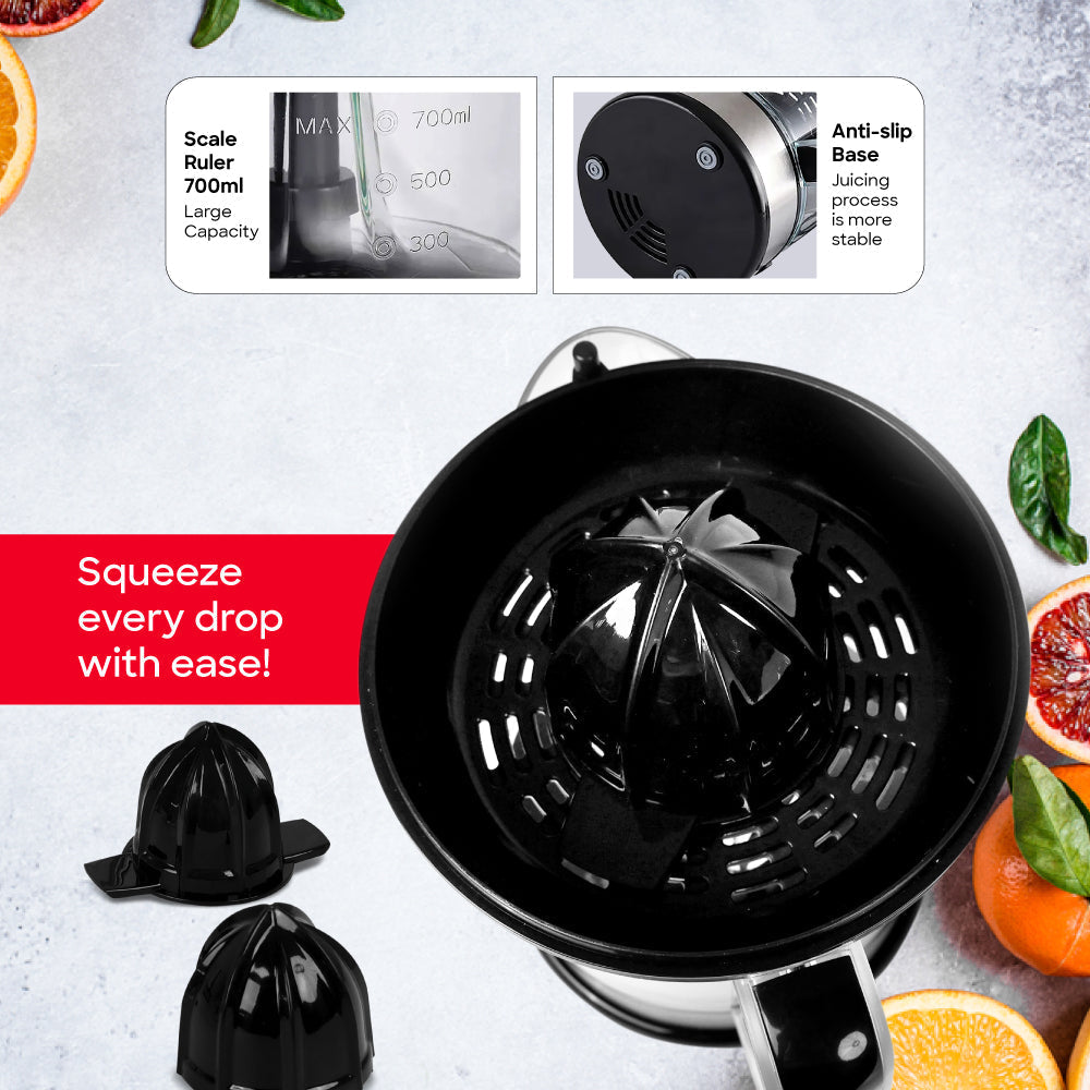Sanford SF5559CJ Citrus Juicer | 700ml Juice Extractor with Adjustable Pulp Filter