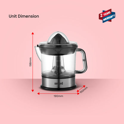 Sanford SF5559CJ Citrus Juicer | 700ml Juice Extractor with Adjustable Pulp Filter