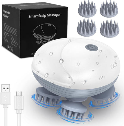 Smart Scalp Massager OSK-701 | Rechargeable Electric Head Massager