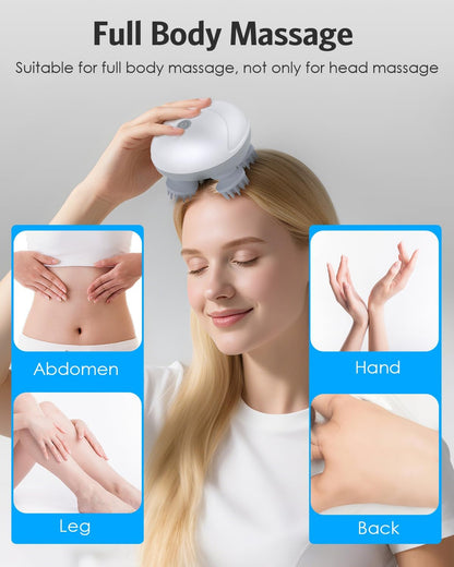 Smart Scalp Massager OSK-701 | Rechargeable Electric Head Massager