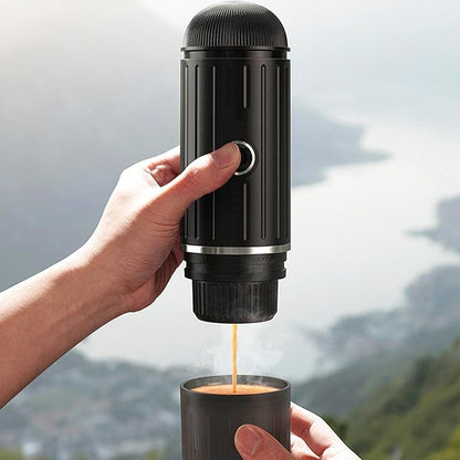 Portable Rechargeable Espresso Coffee Maker | Compact Travel Coffee Machine