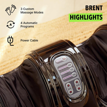 Electric Foot Massager | Deep Kneading Foot Massage Machine with Digital Controls