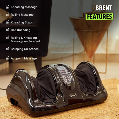 Electric Foot Massager | Deep Kneading Foot Massage Machine with Digital Controls