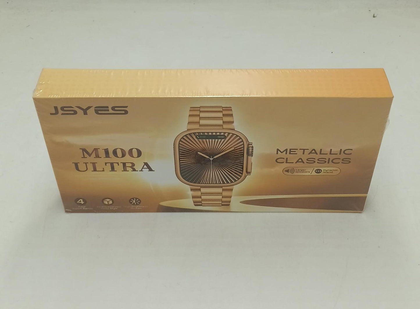 Luxury Gold Smart Watch | HD Touch Display with Bluetooth Calling