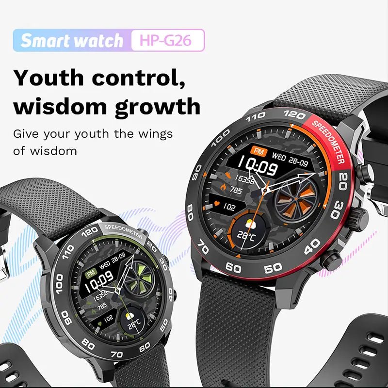 HEPU Smart Watch | 1.27" Bluetooth Calling Fitness Smartwatch with IP68 Waterproof
