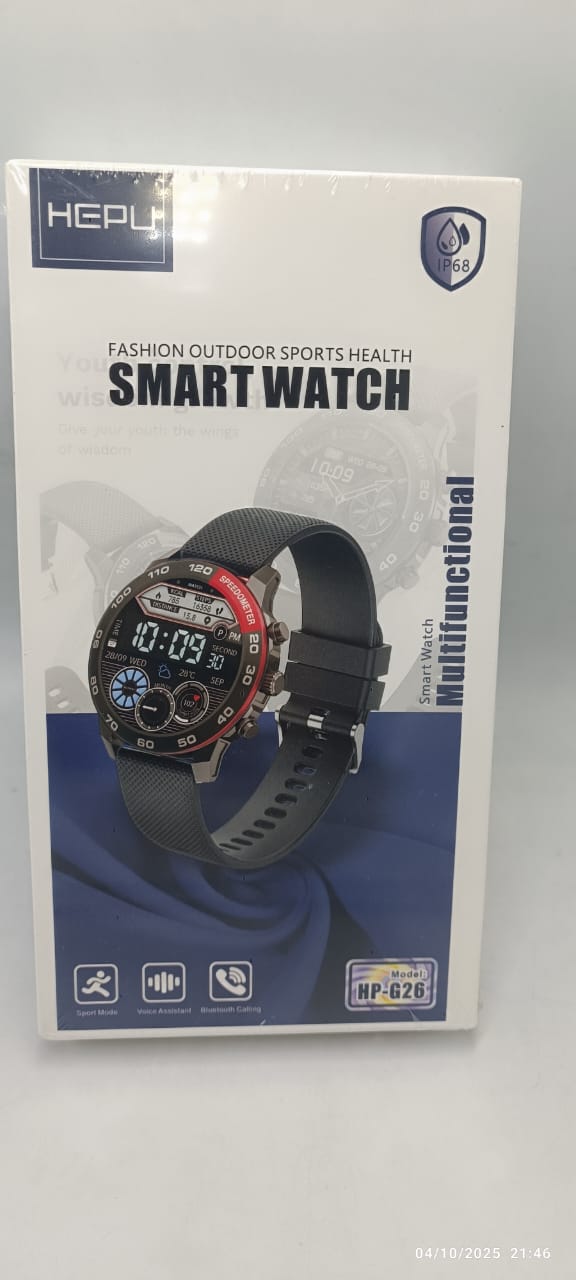 HEPU Smart Watch | 1.27" Bluetooth Calling Fitness Smartwatch with IP68 Waterproof
