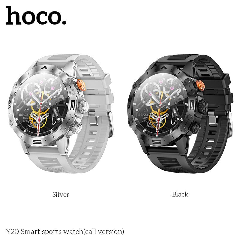 HOCO Y20 Smart Sports Watch | Fitness Tracker with Heart Rate Monitor