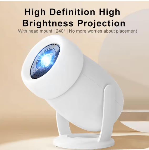 Ultra HD WiFi 6 Smart Projector | Portable 4K Home Cinema