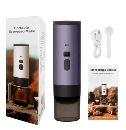Portable Automatic Coffee Maker | Rechargeable Espresso Machine for Hot & Cold Brew