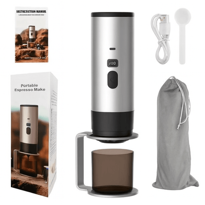 Portable Automatic Coffee Maker | Rechargeable Espresso Machine for Hot & Cold Brew
