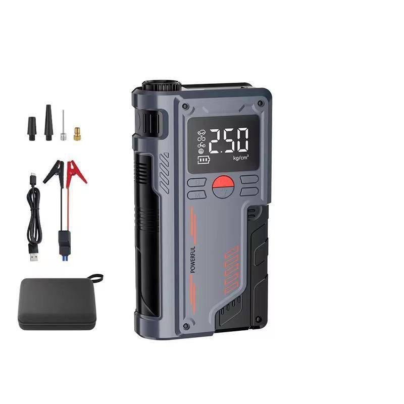 Portable Car Jump Starter with Air Compressor & Digital Display | 3-in-1 Emergency Power Kit