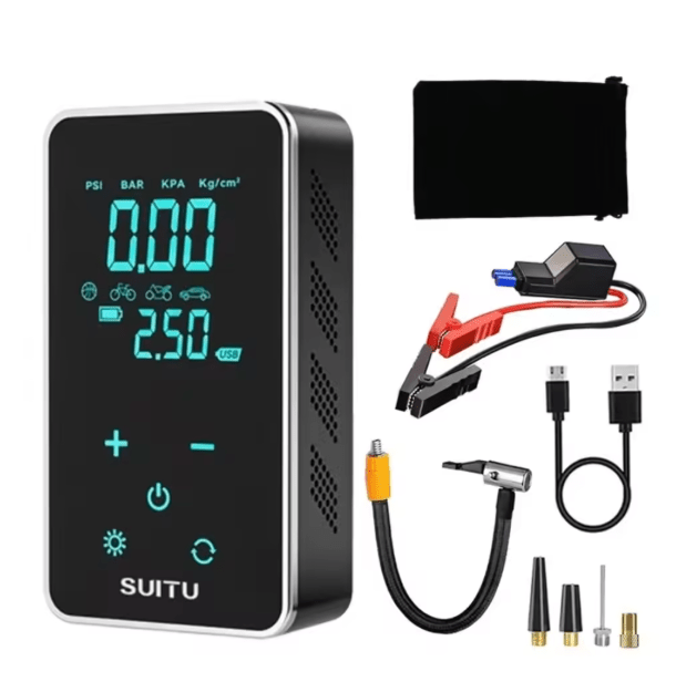 Portable Multi-Purpose Digital Air Compressor | 150 PSI Cordless Tire Inflator