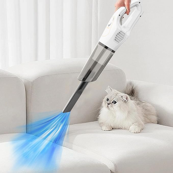 Smart Portable Vacuum Cleaner | 120W Cordless Handheld Vacuum for Home & Car