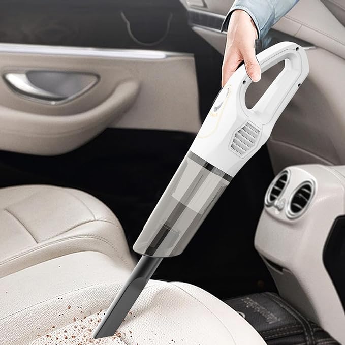 Smart Portable Vacuum Cleaner | 120W Cordless Handheld Vacuum for Home & Car