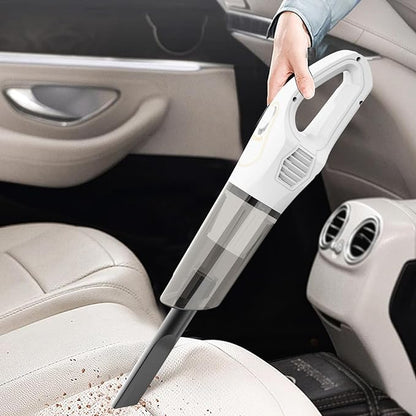 Smart Portable Vacuum Cleaner | 120W Cordless Handheld Vacuum for Home & Car