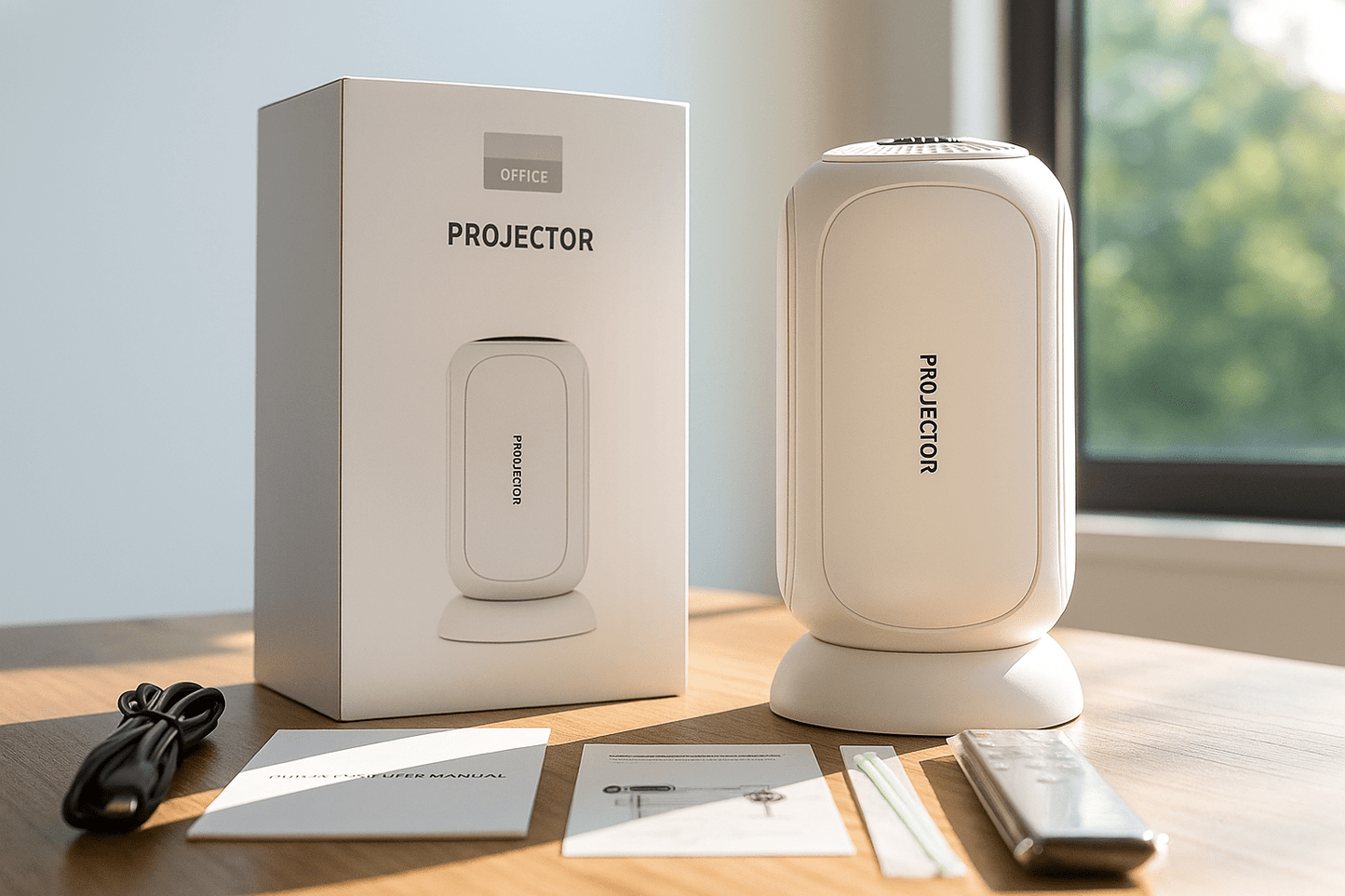 TS-6 Vertical Smart Projector | Wireless HD Home Theater with Screen Mirroring