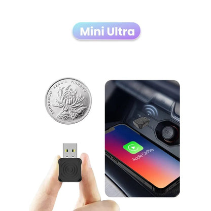 Wireless CarPlay Adapter | Plug & Play USB-C & USB-A CarPlay Converter